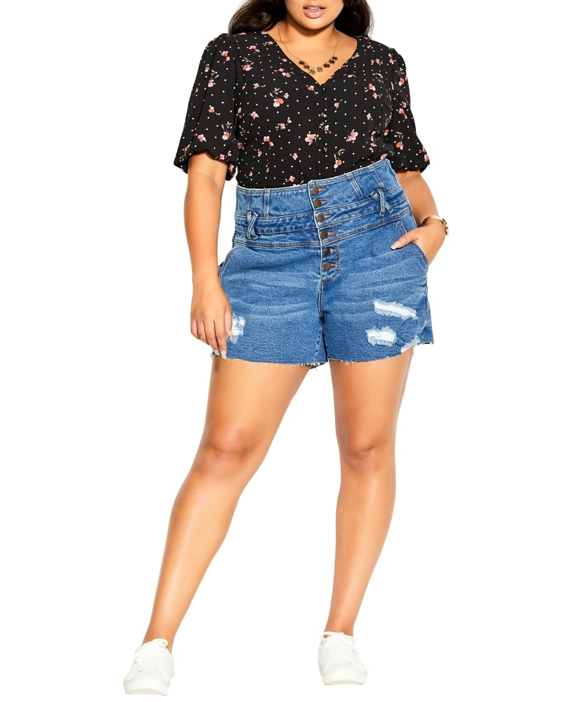 Plus size model wearing  by City Chic | Dia&Co | dia_product_style_image_id:201391
